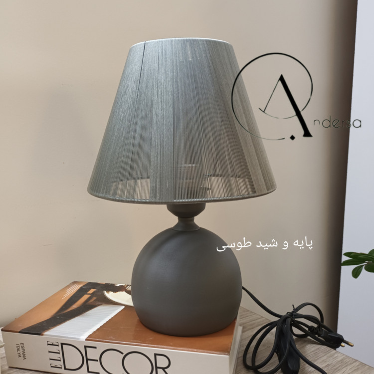 آباژور رومیزی فلزی مدرن و مینیمال مدل لنا